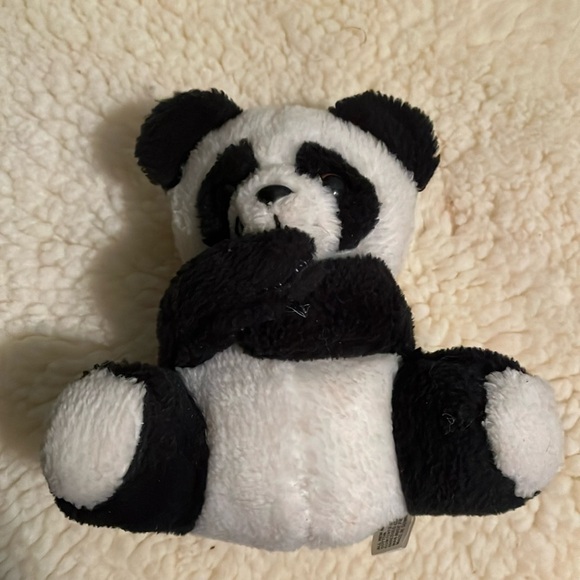 Black and White Stuffed Bear Animal - Picture 15 of 15